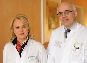 Chefarzt Prof. Dr. Santiago Ewig und die leitende Oberärztin Frau Dr. Martina Neddermann